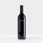 A bottle of SALDO Zinfandel California red wine, featuring a dark glass bottle with a red and black label, on a solid white background.