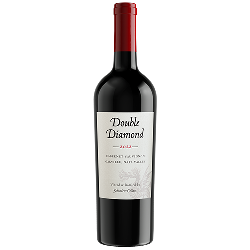 Double Diamond wine bottle on a white background