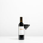 A 375mL half bottle of Empathy Cabernet Sauvignon on a white background